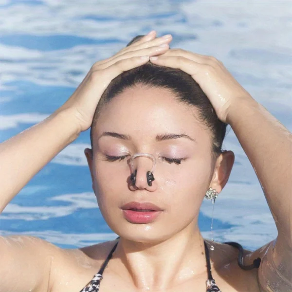 Silicone Swim Earplug and Nose Clip Set