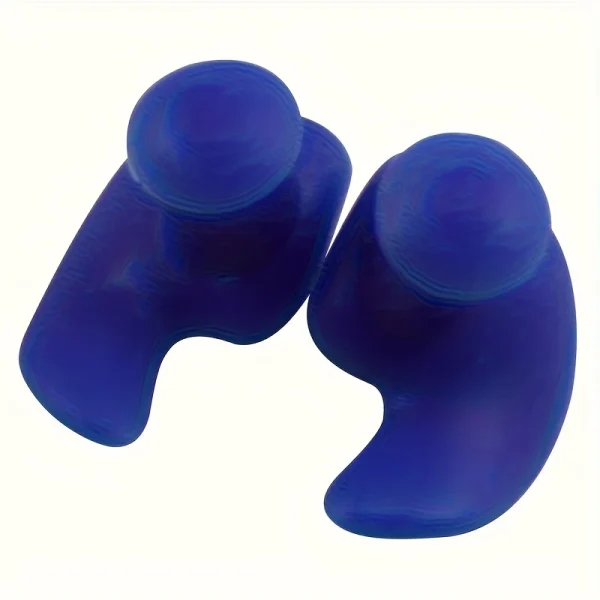 Spiral Silicone Swim Earplugs Set