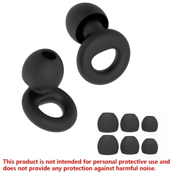 Reusable Soft Silicone Earplugs Set