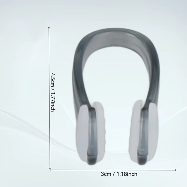 Soft Silicone Swim Nose Clip Set
