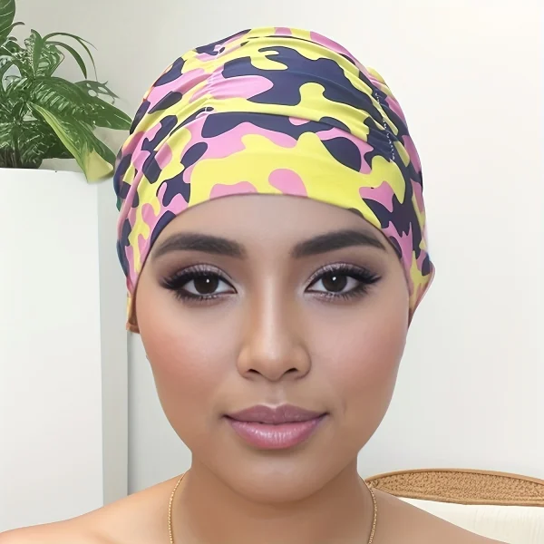 Printed Quick-Dry Swim Cap