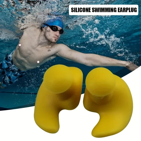Comfortable Silicone Water Sports Earplugs