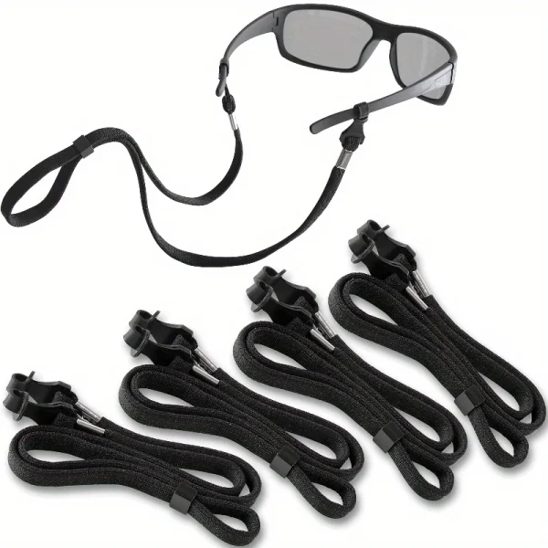 Adjustable Elastic Glasses Lanyard Set