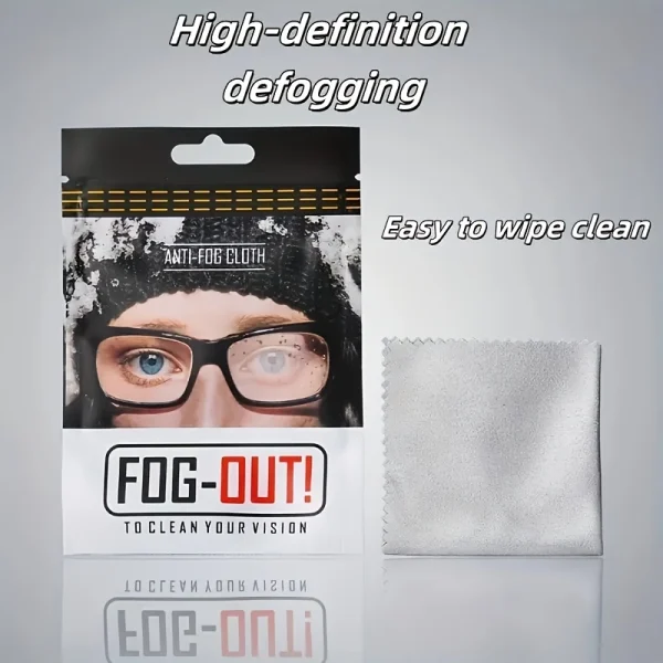 Reusable Anti-Fog Lens Cleaning Cloth
